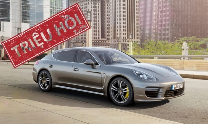 Triệu hồi Porsche Panamera do lỗi hệ thống treo